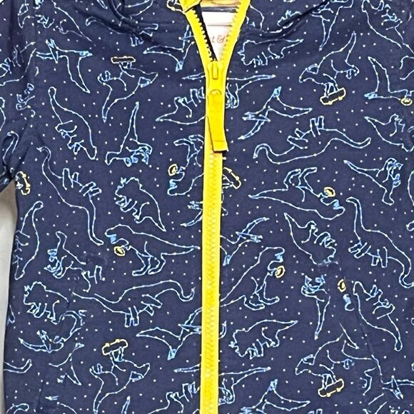 Cat & Jack Space Dino Jacket Fleece-Lined Size 3T - Picture 3 of 6